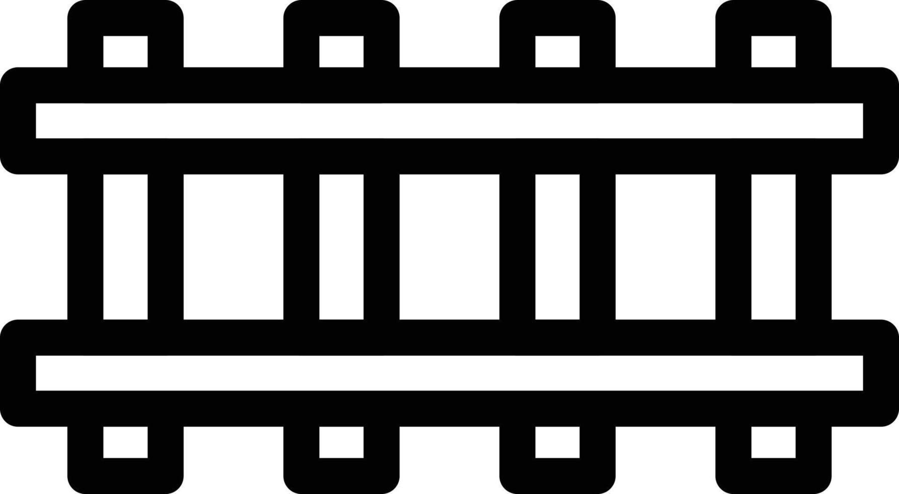 illustrazione vettoriale di binari ferroviari su uno sfondo. simboli di qualità premium. icone vettoriali per il concetto e la progettazione grafica.