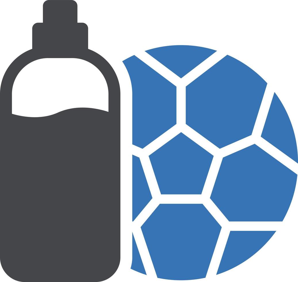 illustrazione vettoriale della bottiglia d'acqua su uno sfondo. simboli di qualità premium. icone vettoriali per il concetto e la progettazione grafica.