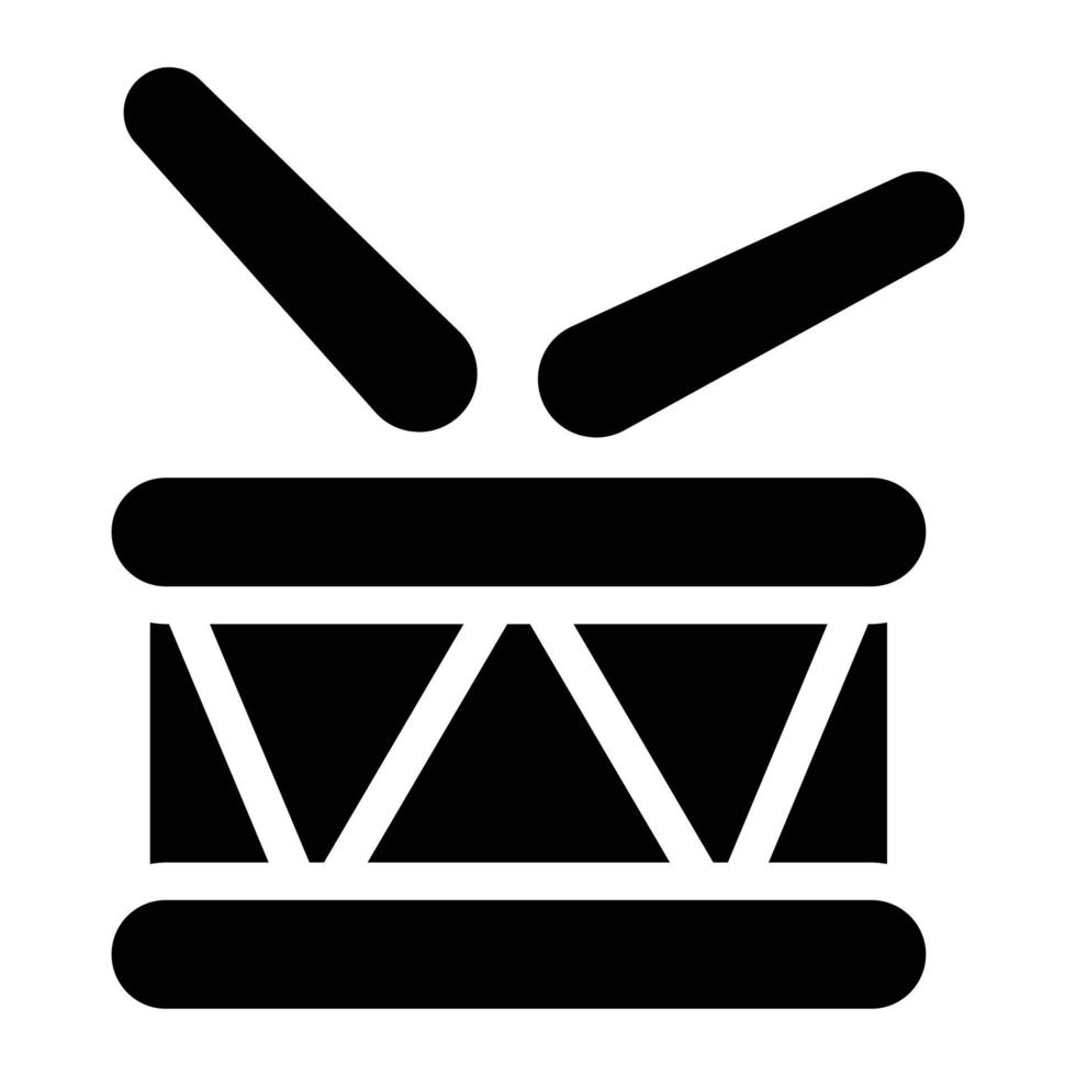 illustrazione vettoriale del tamburo musicale su uno sfondo. simboli di qualità premium. icone vettoriali per il concetto e la progettazione grafica.