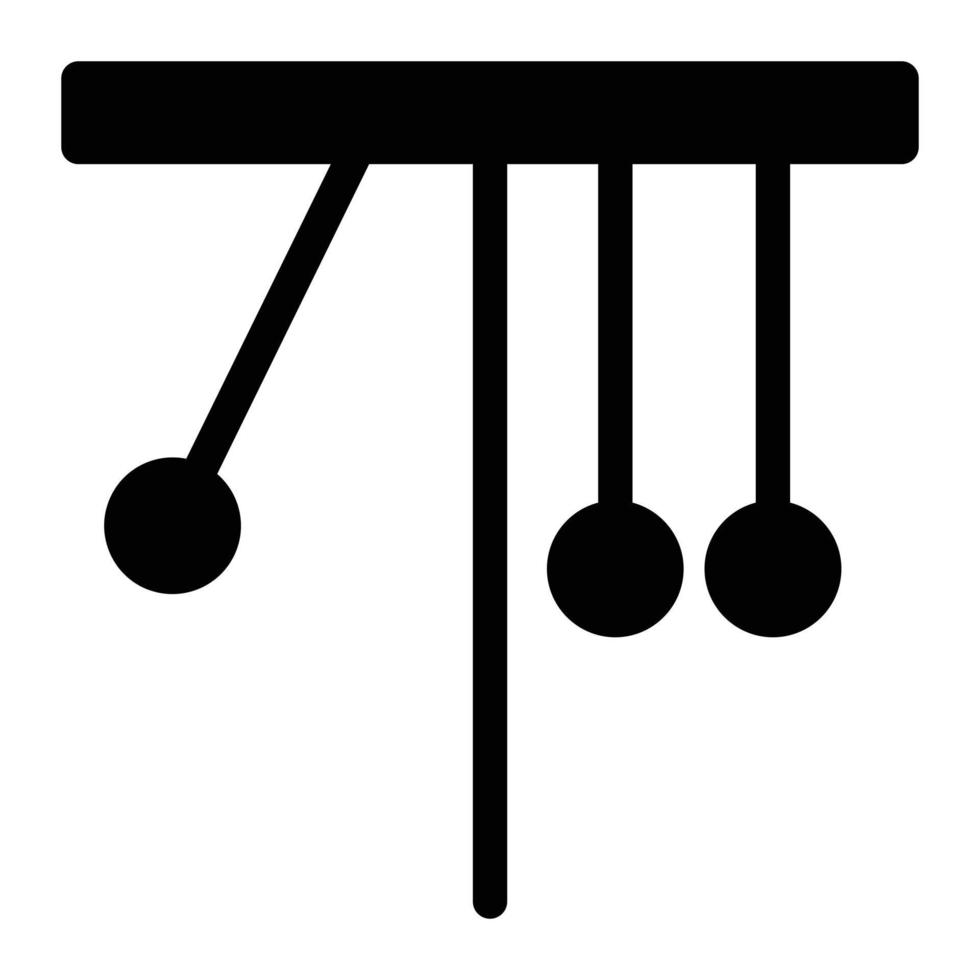 illustrazione vettoriale del pendolo su uno sfondo. simboli di qualità premium. icone vettoriali per il concetto e la progettazione grafica.
