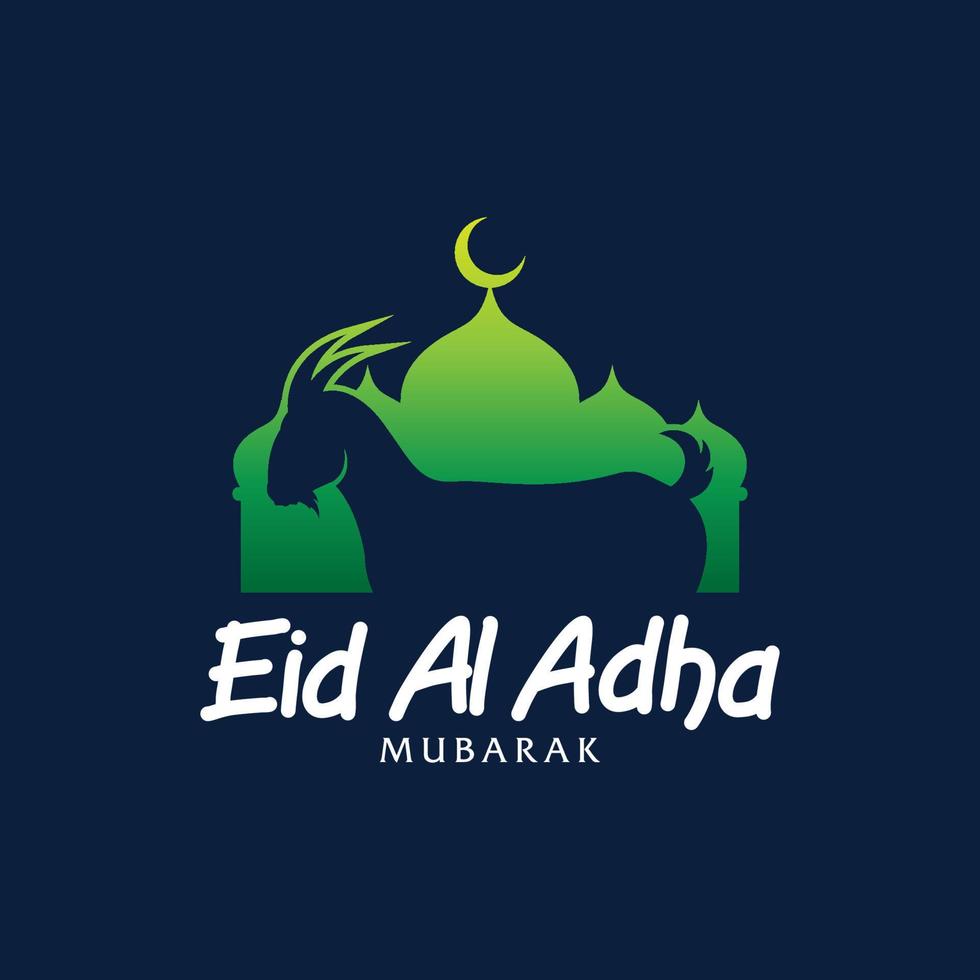 eid al adha vettore. illustrazione di eid al adha. grafica vettoriale di buona per il giorno islamico, eid mubarak, eid fitr, biglietto di auguri, sfondo.