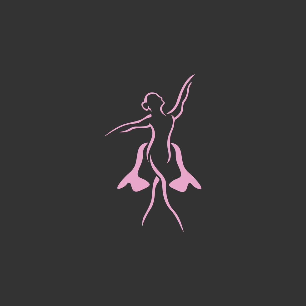 balletto logo design.eps vettore