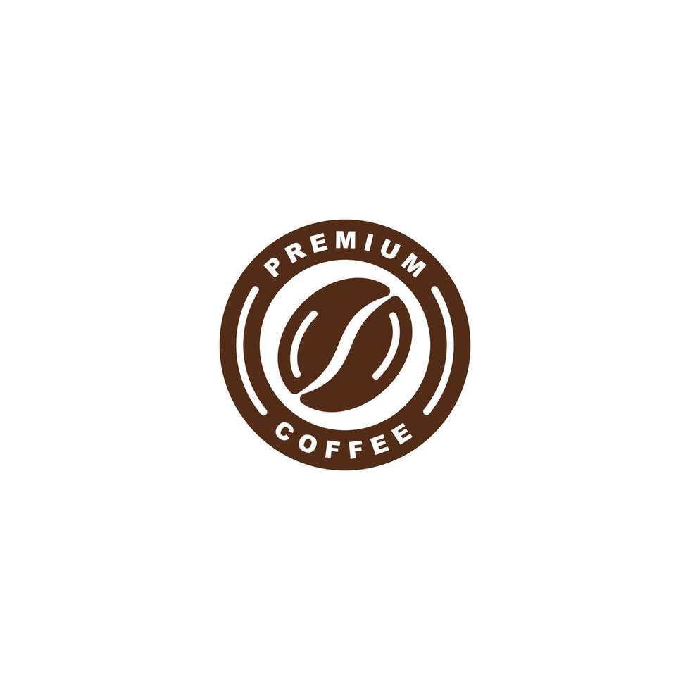 caffè di prima qualità, miglior prodotto. modello icona logo vettoriale
