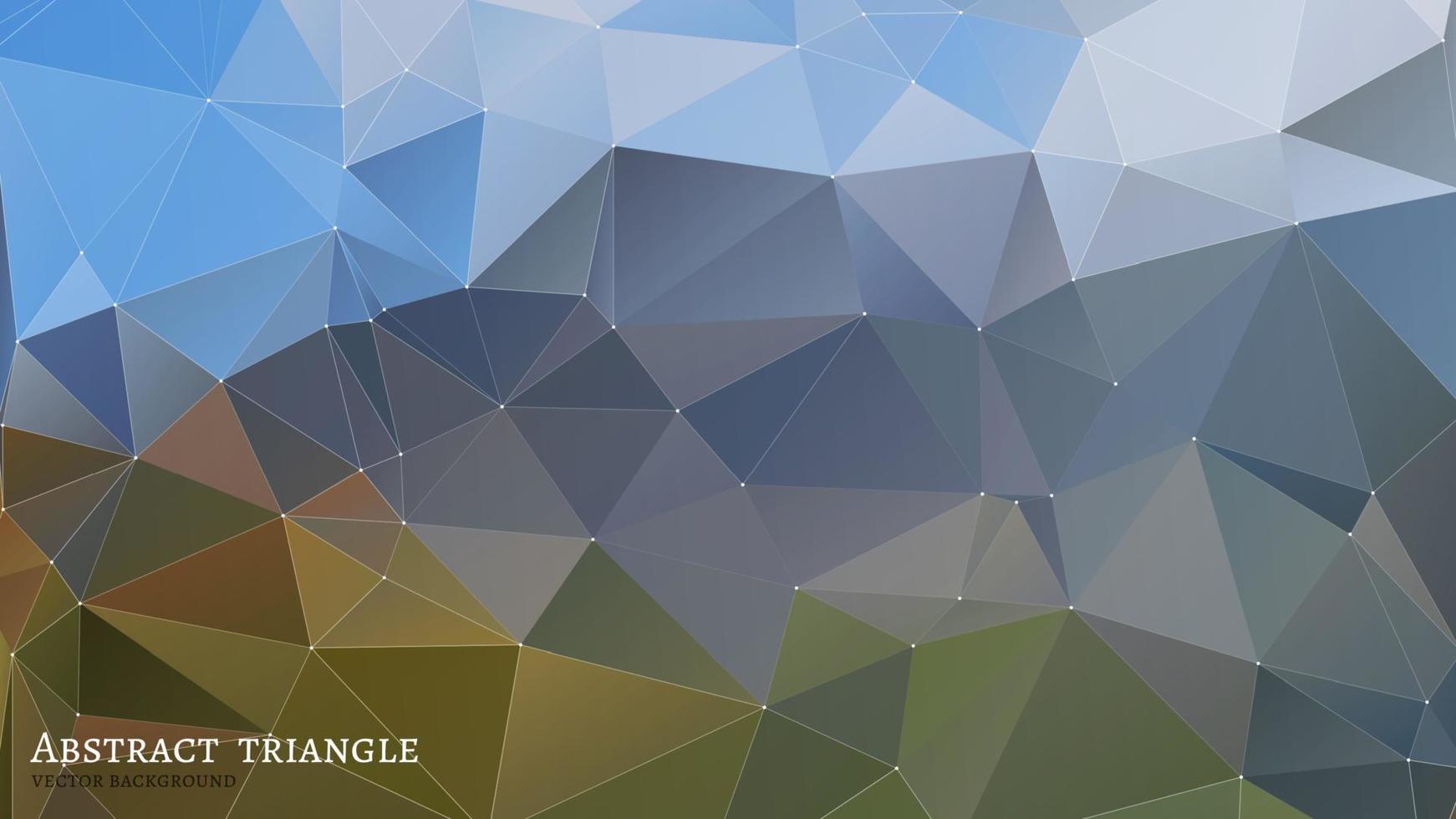 triangolo astratto geometrico sfondo multicolore, illustrazione vettoriale