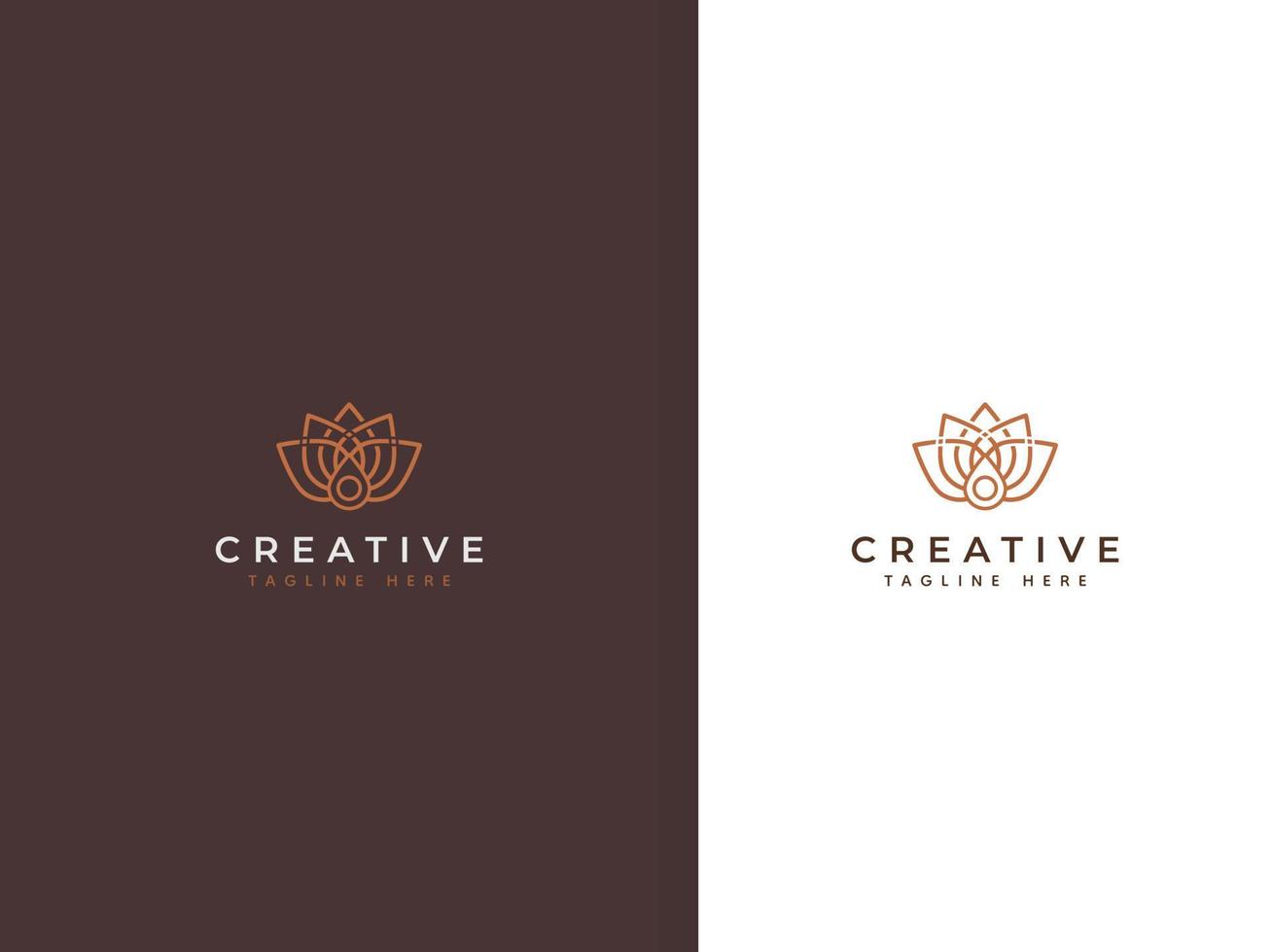 design del logo yoga, illustrazione vettoriale di loto e pin di posizione. servizi di intermediazione per istruzioni sulla posizione dello yoga.