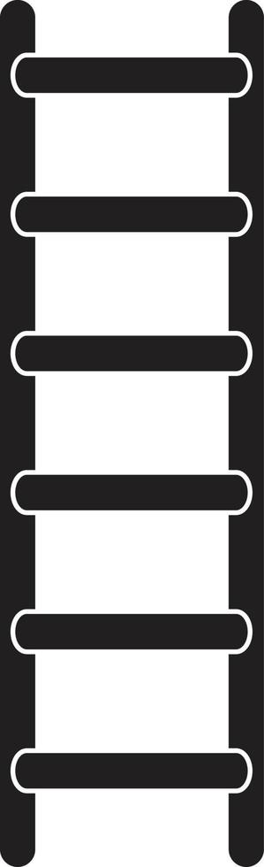 icona della scala. simbolo della scala. stile piatto. segno della scala. vettore