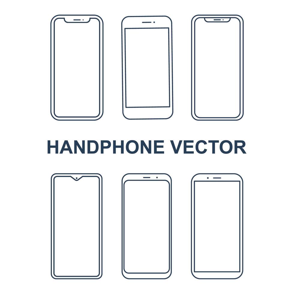 smartphone vettore telefono per sito Web, mockup, logo, simbolo, icona