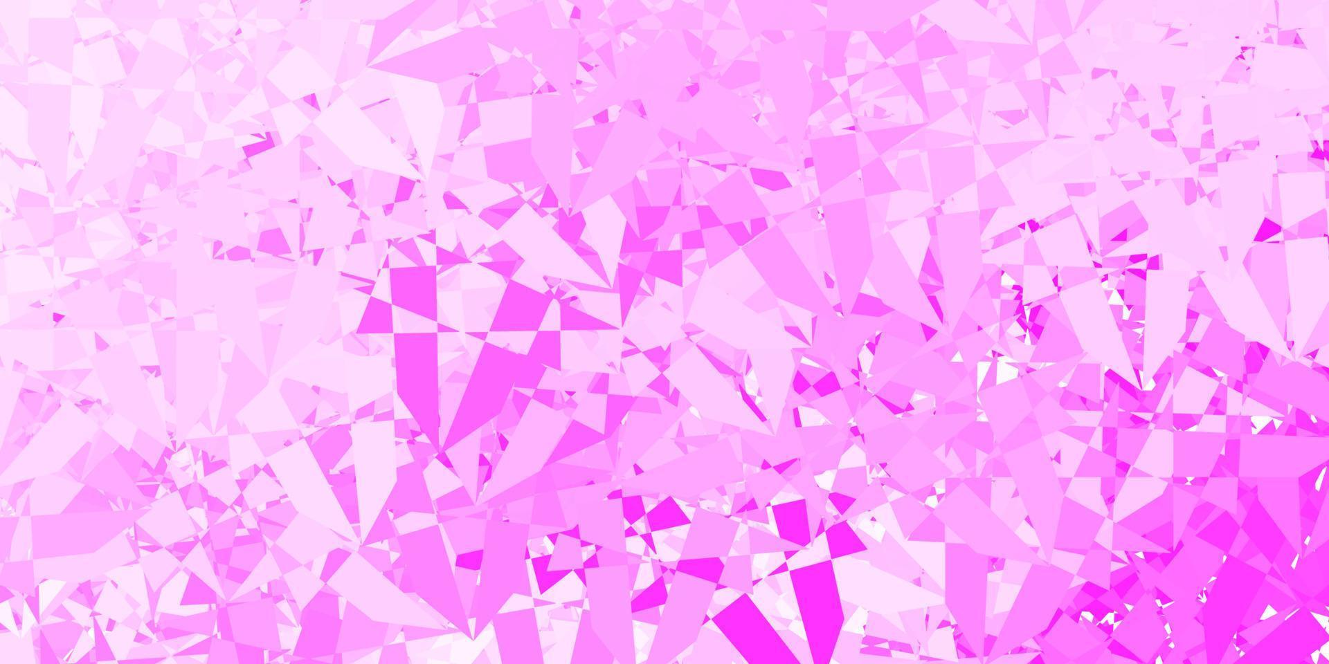 sfondo vettoriale viola chiaro con forme poligonali.