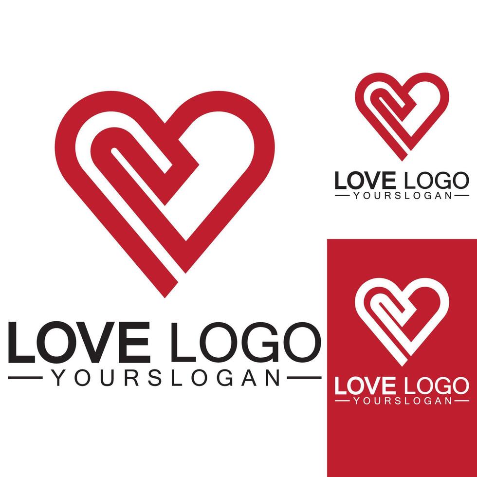 vettore di progettazione del logo di amore, vettore di logo del focolare geometrico, concetto di logo di vettore di amore lineare, vettore di progettazione del logo a forma di cuore