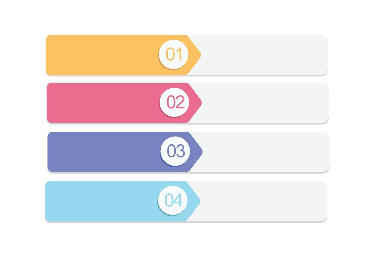 modello di etichetta infografica con icone. passi. infografica per il concetto di business. può essere utilizzato per infografica, diagrammi di flusso, presentazioni, siti web, banner, materiali stampati. vettore