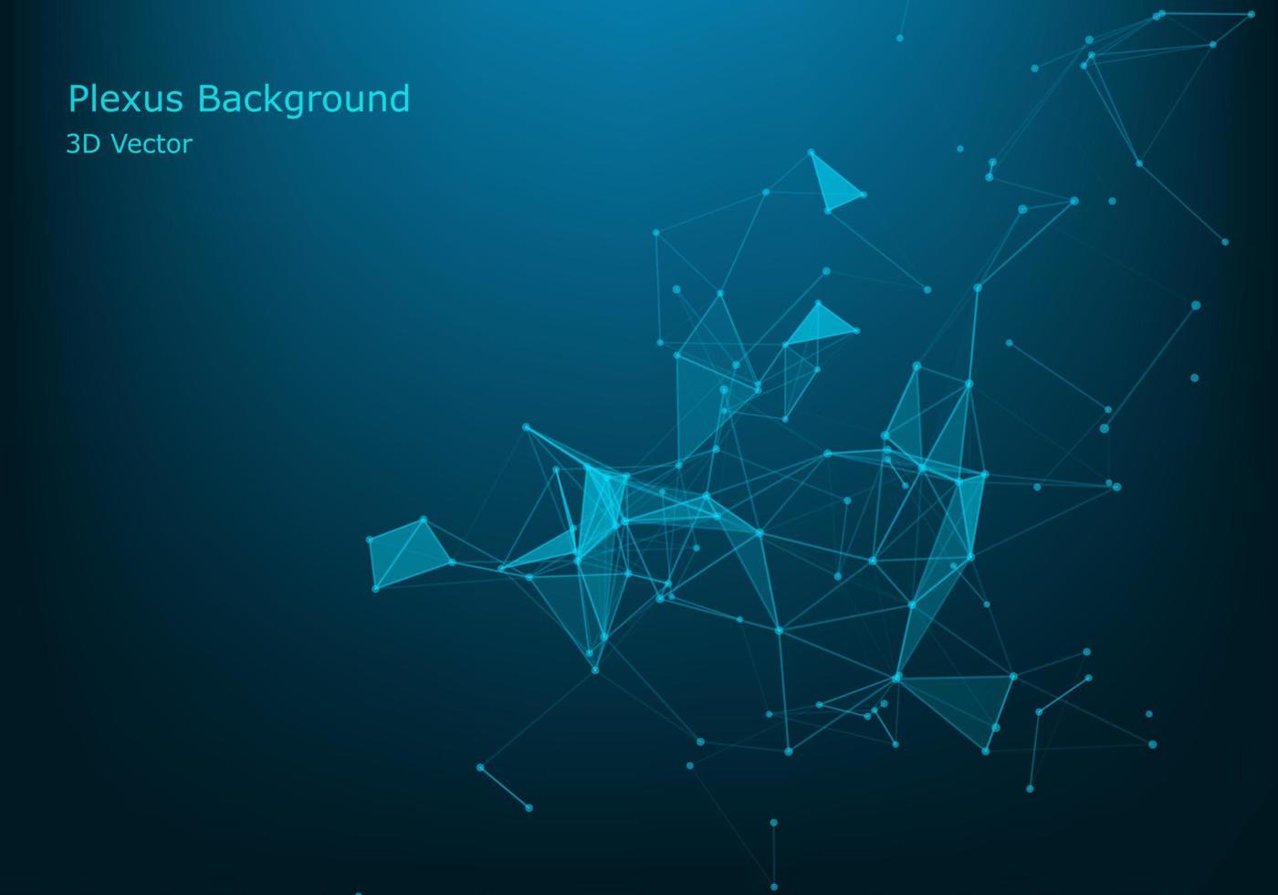 sfondo grafico geometrico molecola e comunicazione. complesso di big data con composti. fondale prospettico. matrice minima. visualizzazione dei dati digitali. illustrazione vettoriale cibernetica scientifica