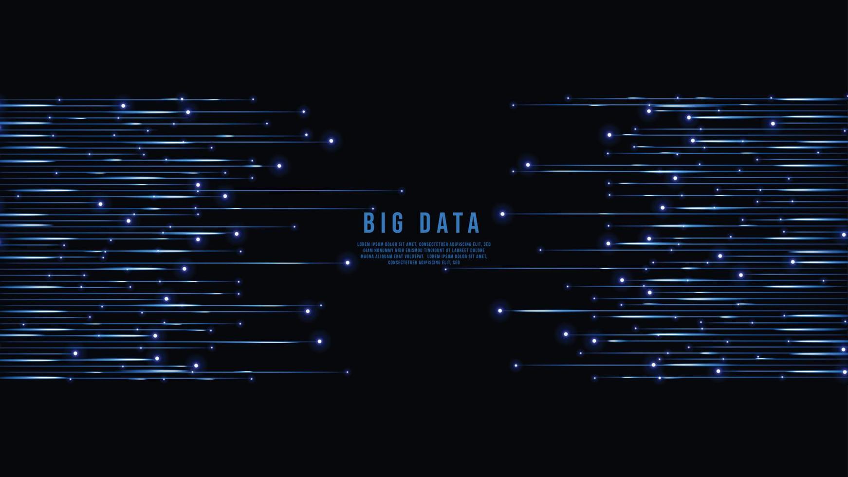 lo sfondo astratto del metaverso e dei big data vettore