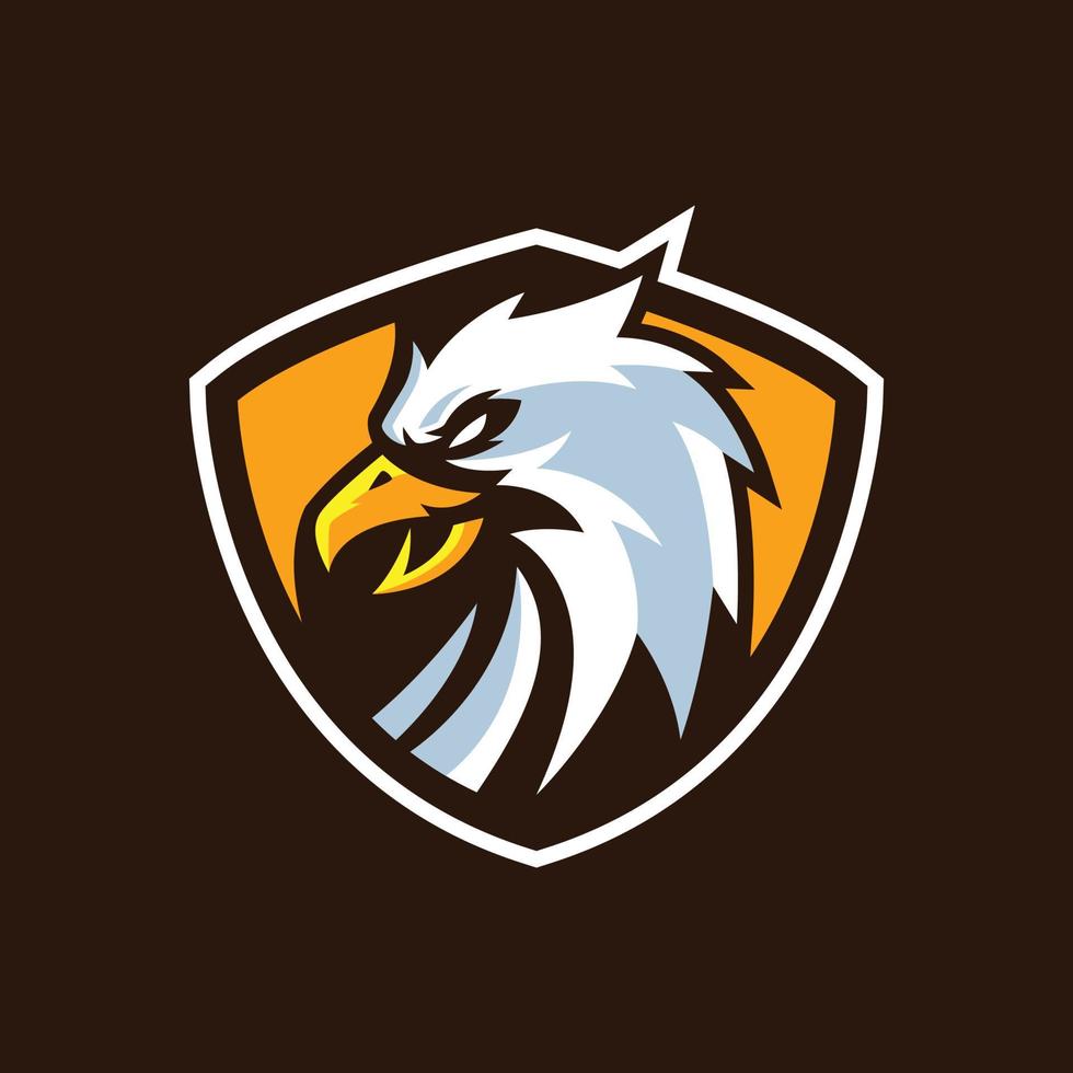 modelli di logo eSport di eagle vettore
