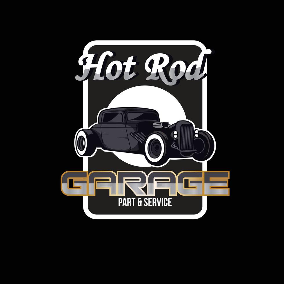 club di hot rod vettore