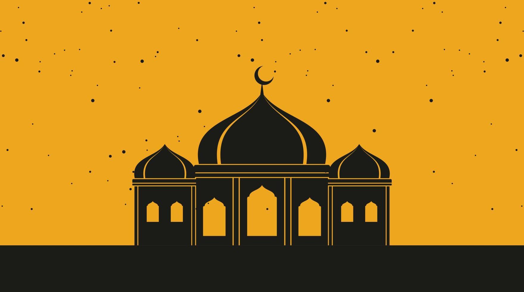 sfondo islamico. sfondo di eid mubarak. sfondo del ramadan kareem. vettore