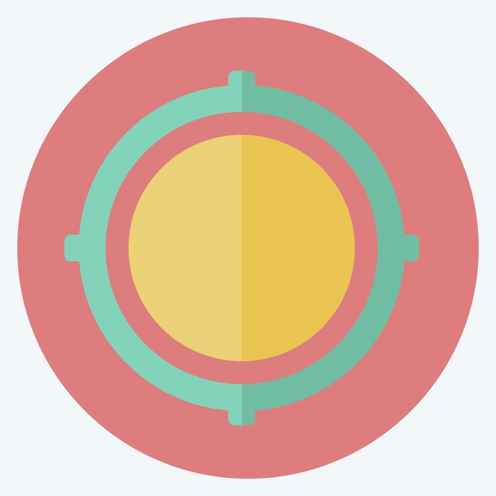 accesso alla posizione dell'icona. adatto per il simbolo delle app mobili. stile piatto. design semplice modificabile. vettore del modello di progettazione. semplice illustrazione del simbolo