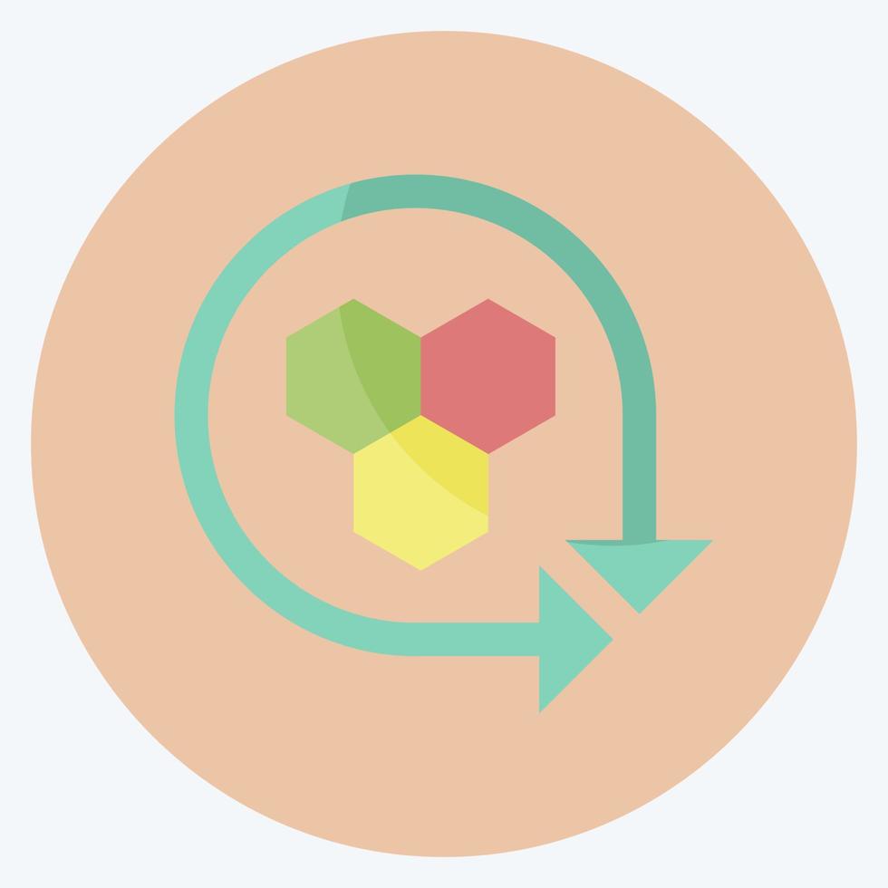 API di modellazione di icone. adatto per il simbolo dell'analisi dei dati. stile piatto. design semplice modificabile. vettore del modello di progettazione. semplice illustrazione del simbolo