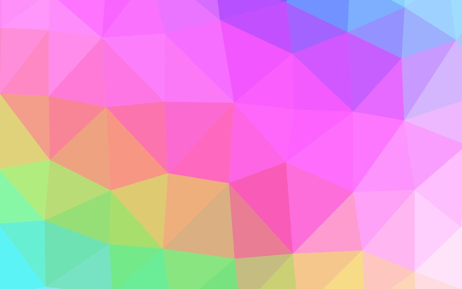 multicolore chiaro, layout di poli basso vettoriale arcobaleno.