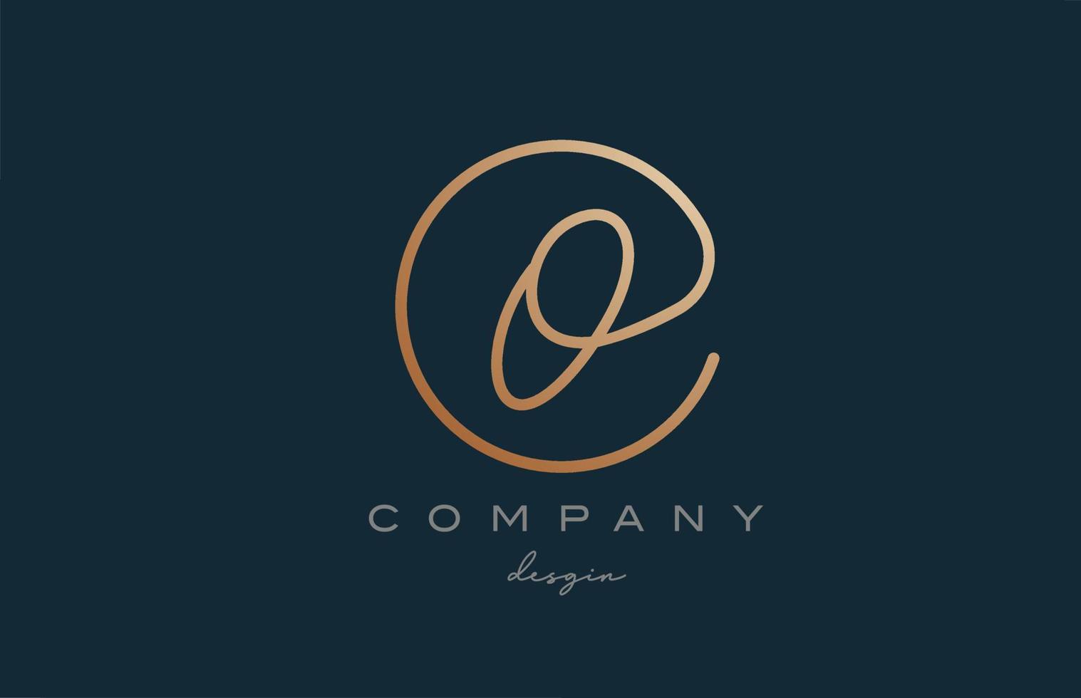 marrone unito o alfabeto lettera logo icona design. modello creativo connesso scritto a mano per azienda e affari vettore