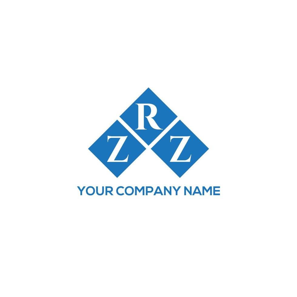 zrz lettera logo design su sfondo bianco. zrz creative iniziali lettera logo concept. disegno della lettera zrz. vettore