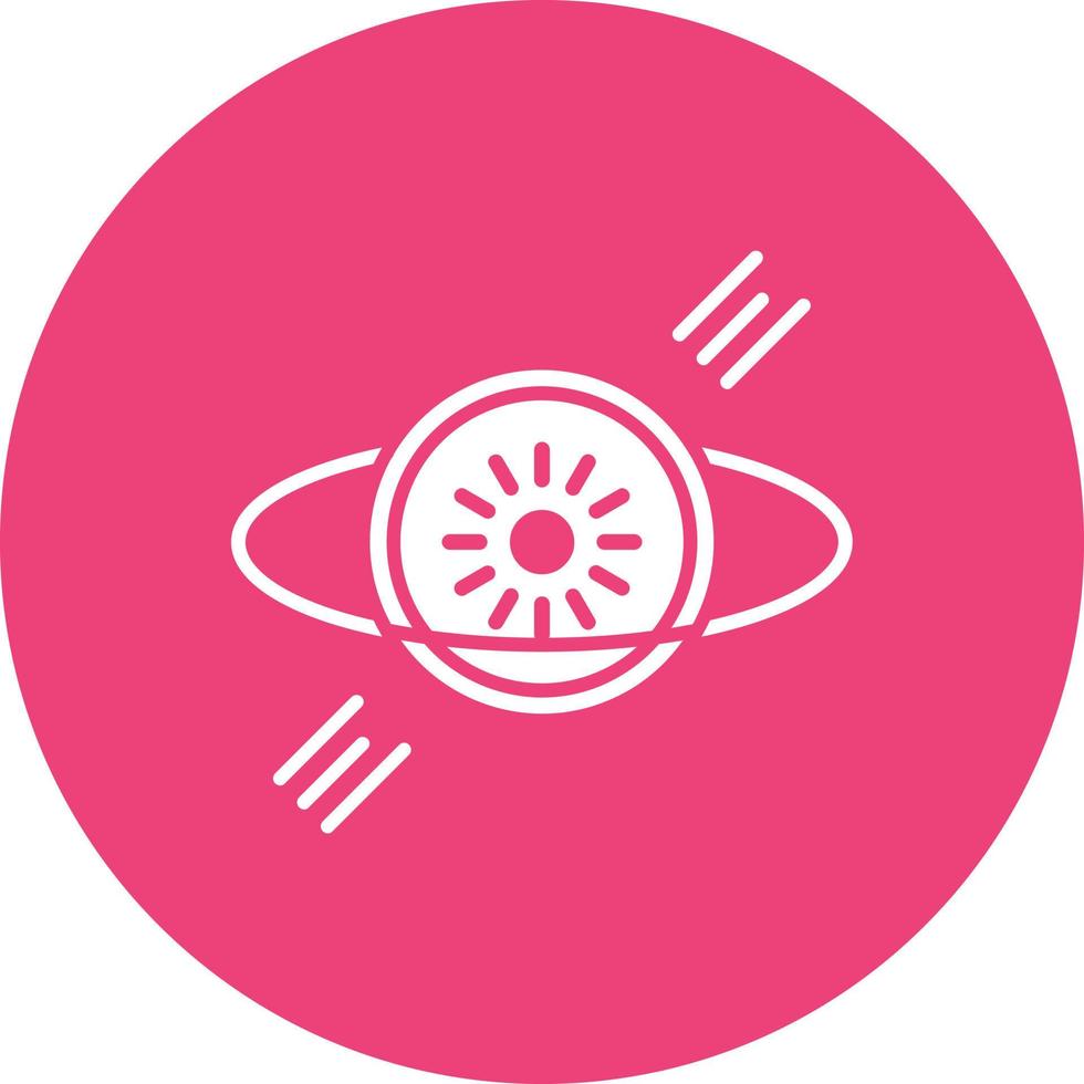 icona di sfondo del cerchio del glifo degli stivali spaziali vettore