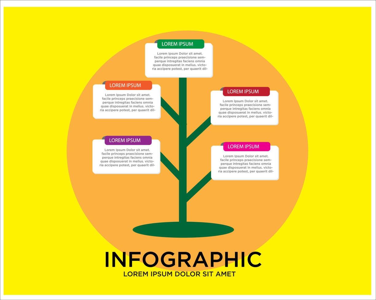 informazioni aziendali grafica semplice moderno vettore piatto