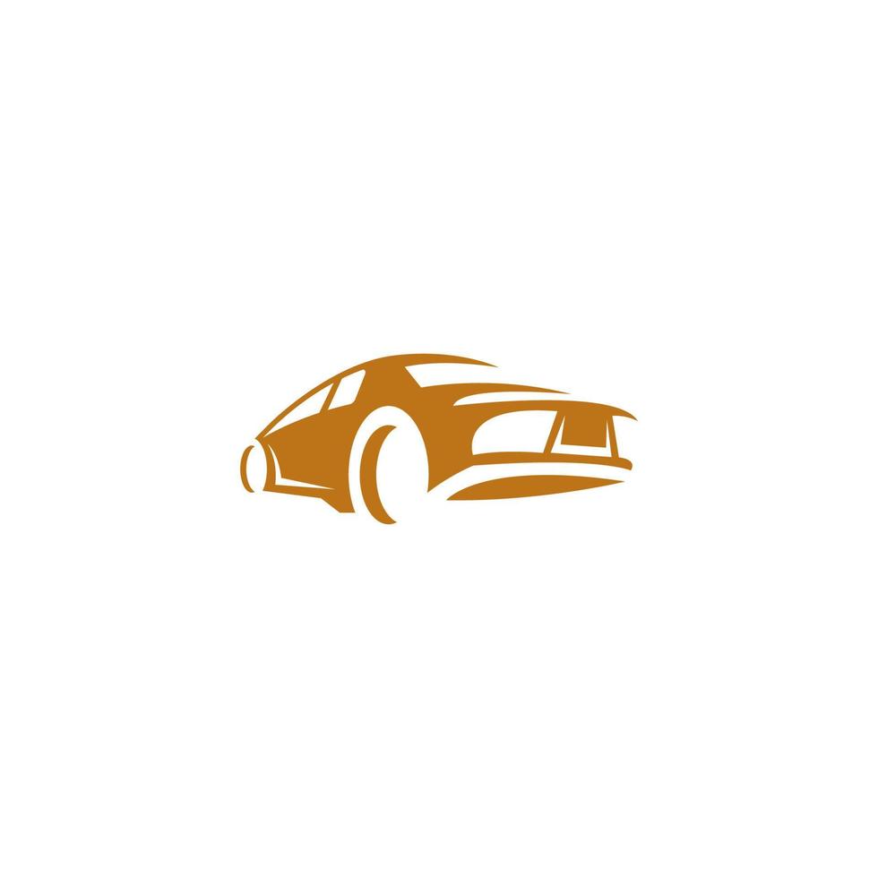 illustrazione del modello dell'icona del logo dell'auto sportiva vettore
