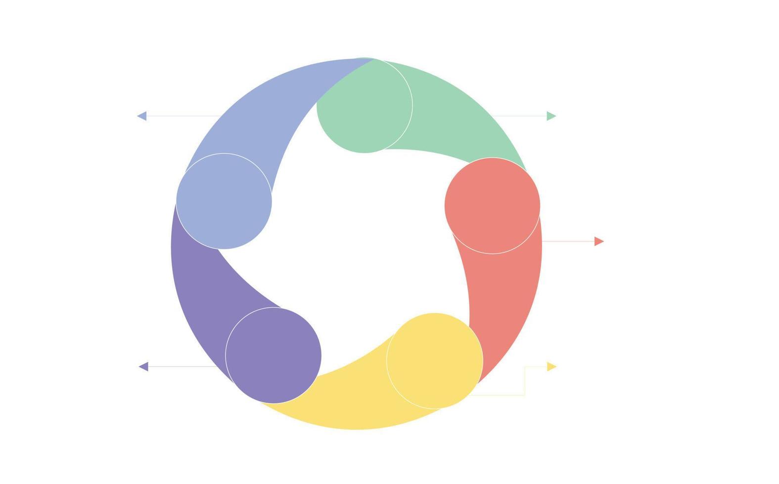 circolo d'affari. icone di infografica timeline progettate per sfondo astratto modello pietra miliare elemento diagramma moderno tecnologia di processo grafico di presentazione dei dati di marketing digitale vettore