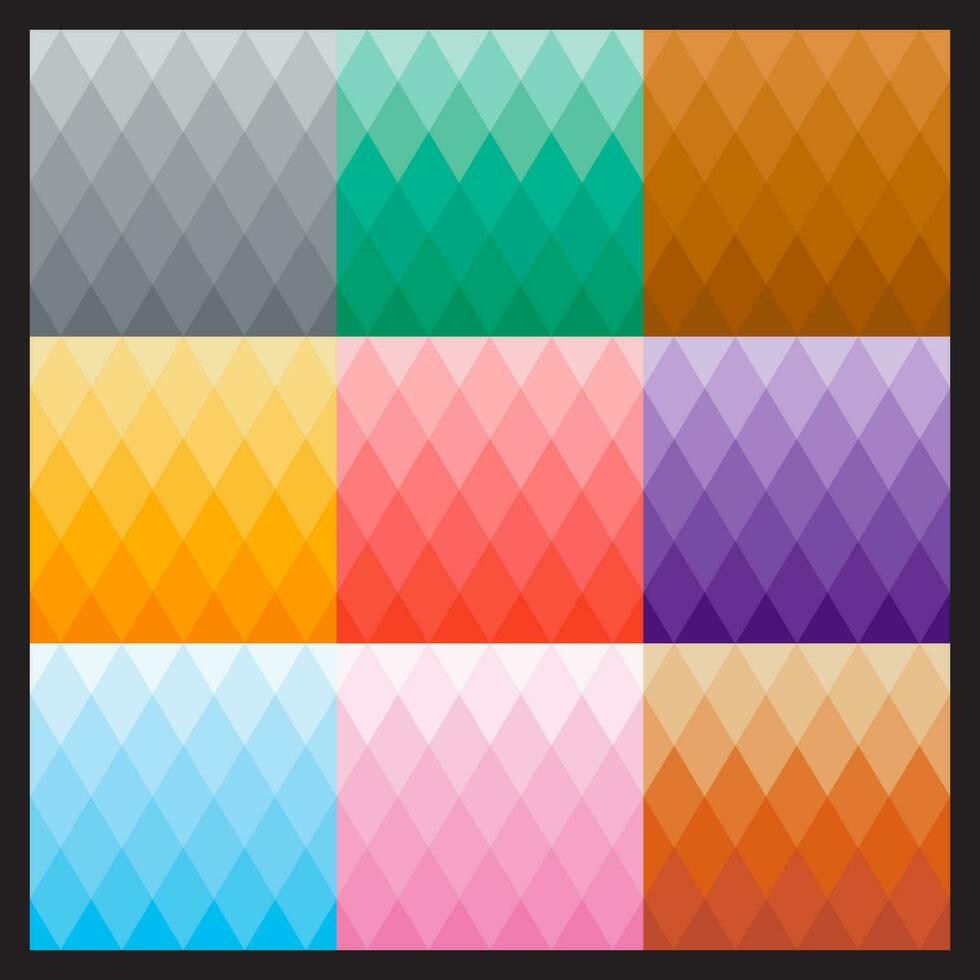 bundle multi colorato rombo sfondo senza soluzione di continuità vettore