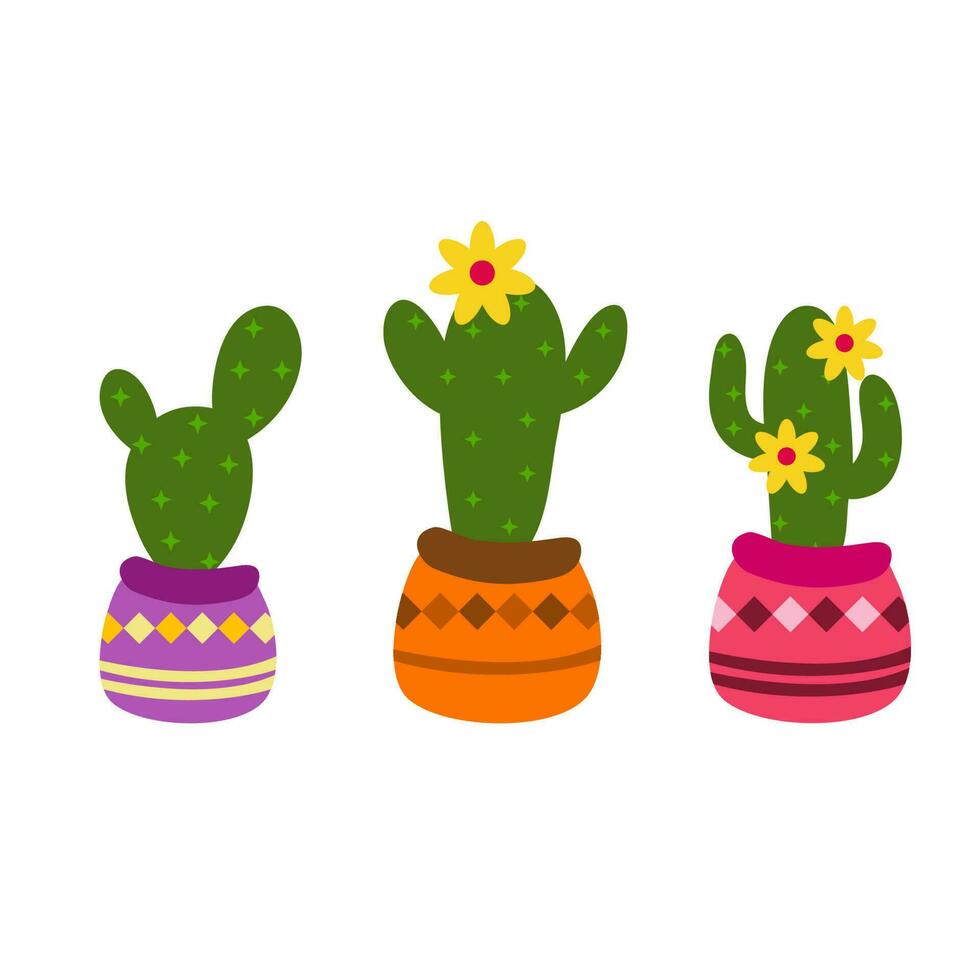 cinco de mayo vector cactus celebra l'anniversario della vittoria del messico sull'impero.