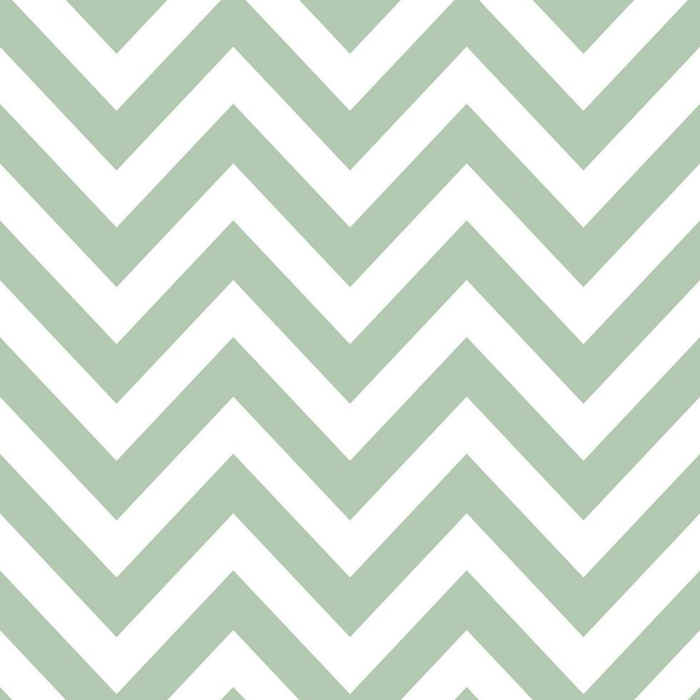 sfondo senza cuciture con motivo geometrico a zigzag bianco verde chiaro vettore