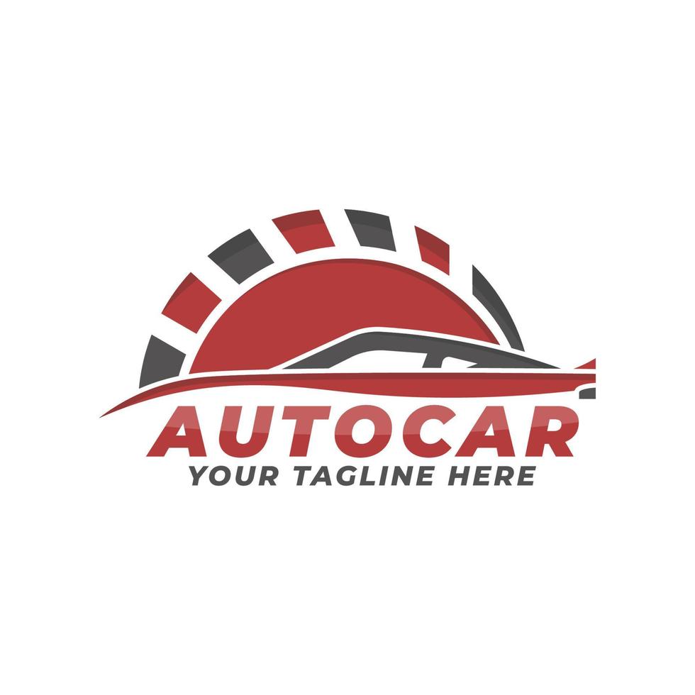 modello di progettazione del logo automobilistico dell'automobile, disegno dell'illustrazione di vettore del logo dell'automobile