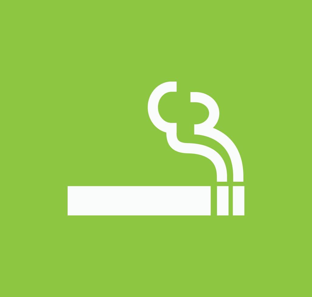 modello di progettazione logo vettoriale icona fumo