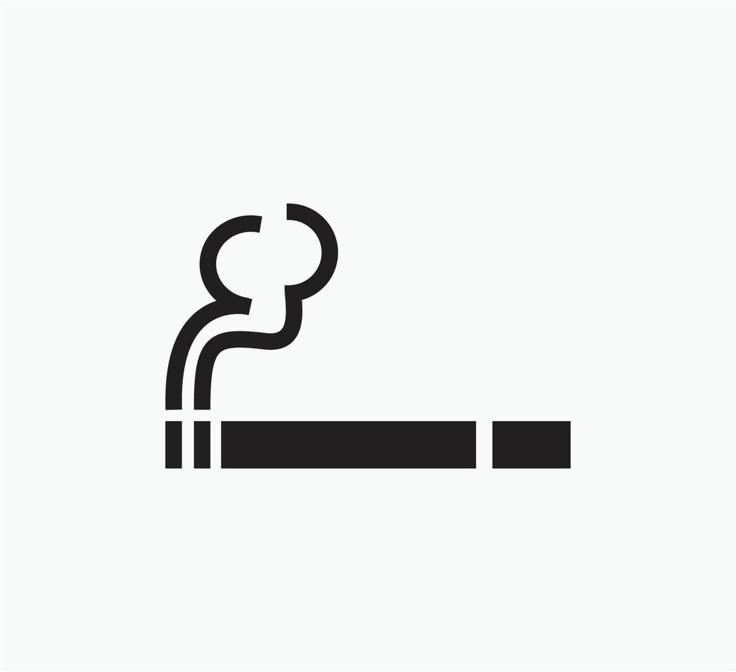 modello di progettazione logo vettoriale icona fumo