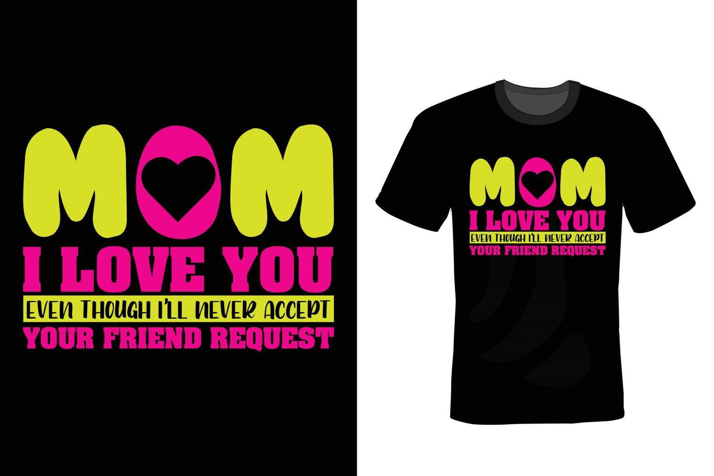 mamma t shirt design, vintage, tipografia vettore