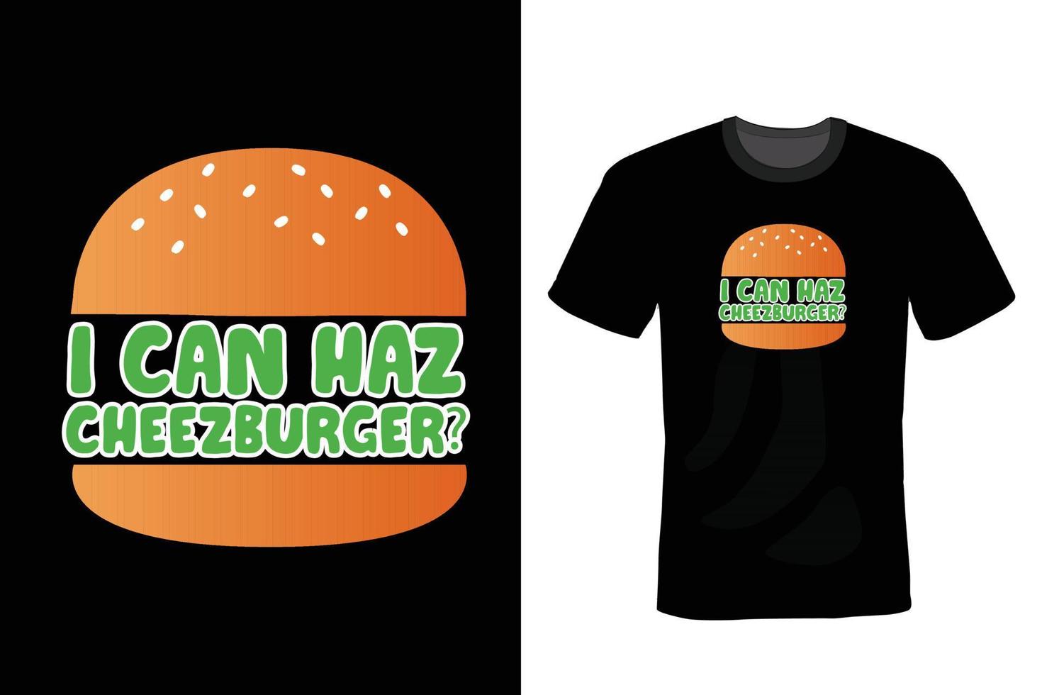 t-shirt hamburger design, vintage, tipografia vettore