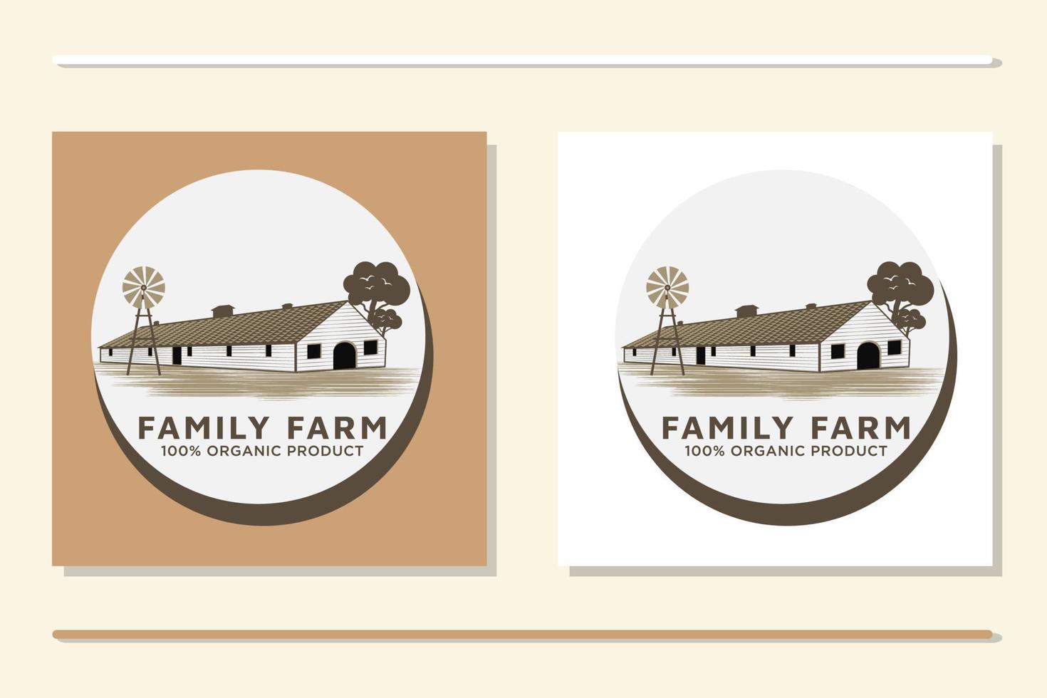 fienile in legno fattoria minimalista vintage retrò logo design ispirazione vettore