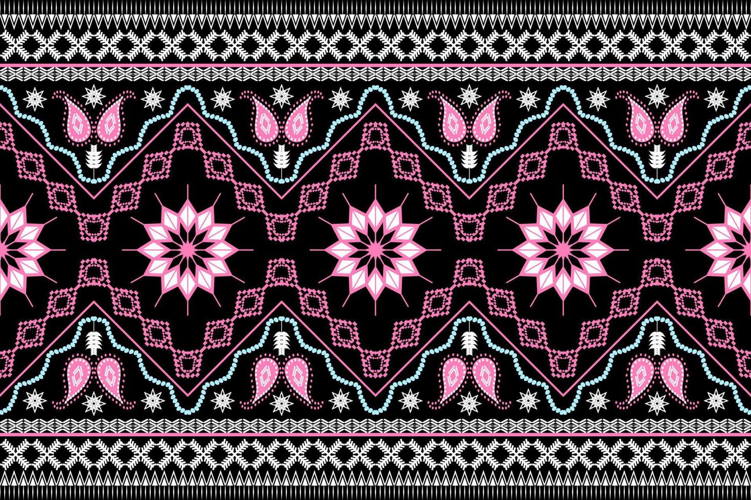 geometrico etnico orientale tradizionale pattern.figure ricamo tribale style.design per sfondo, carta da parati, abbigliamento, confezionamento, tessuto, illustrazione vettoriale