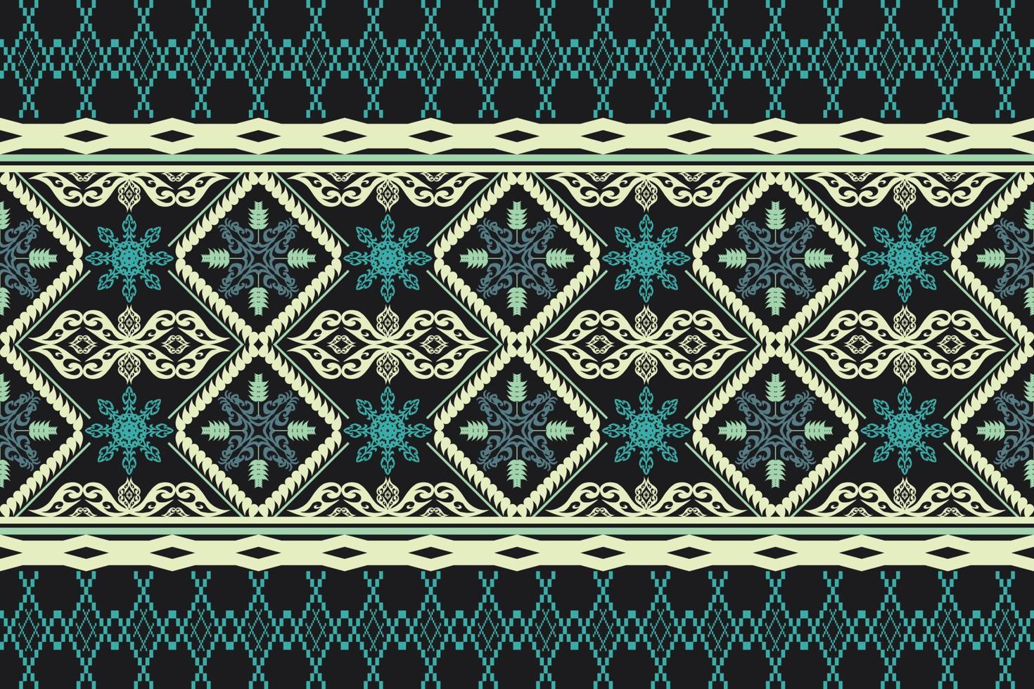 geometrico etnico orientale tradizionale pattern.figure ricamo tribale style.design per sfondo, carta da parati, abbigliamento, confezionamento, tessuto, illustrazione vettoriale