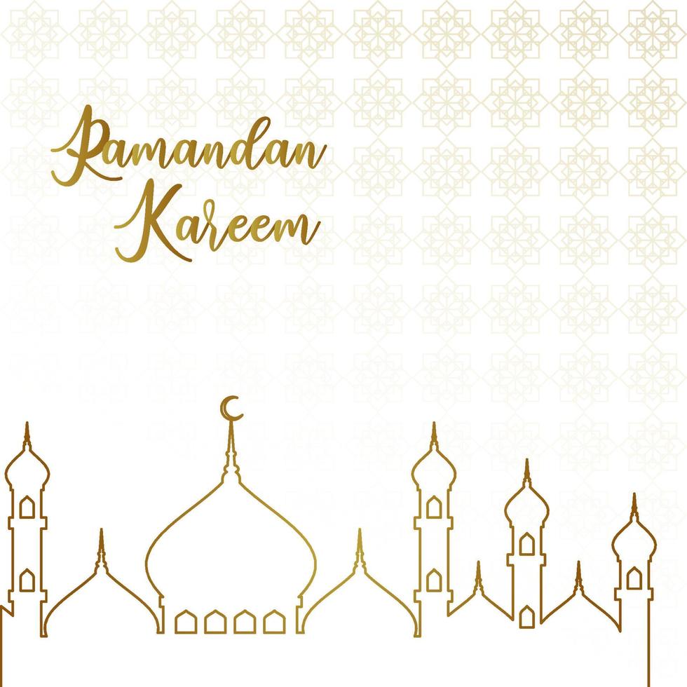 sfondo ramadan semplice ed elegante, sfondo islamico vettore