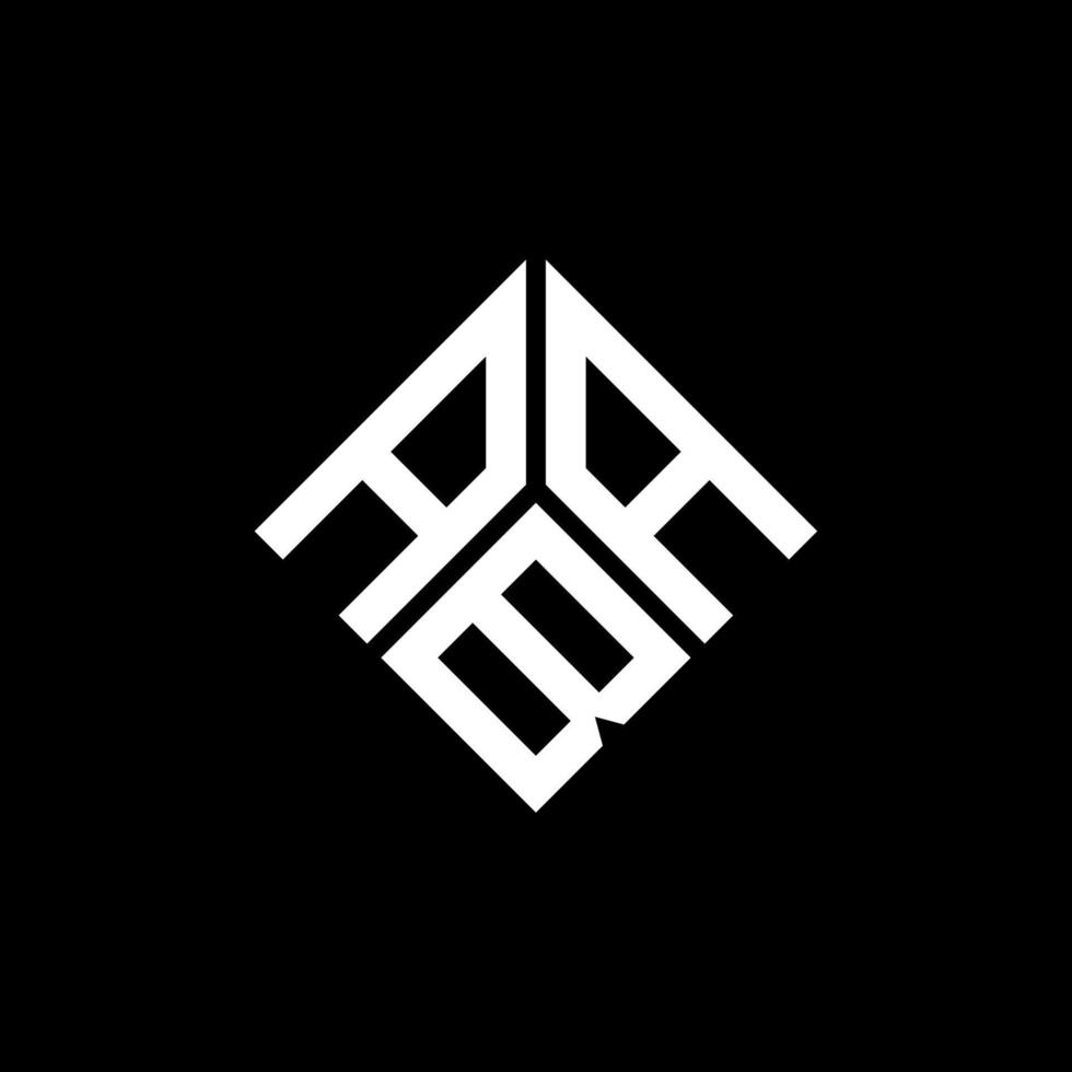 aab lettera logo design su sfondo nero. aab creative iniziali lettera logo concept. disegno della lettera aab. vettore