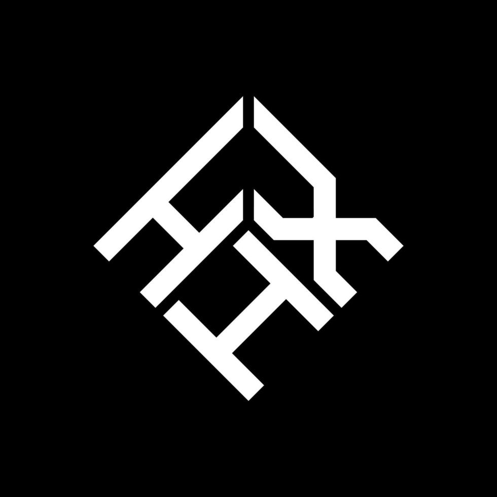 design del logo della lettera hxh su sfondo nero. hxh creative iniziali lettera logo concept. disegno della lettera hxh. vettore