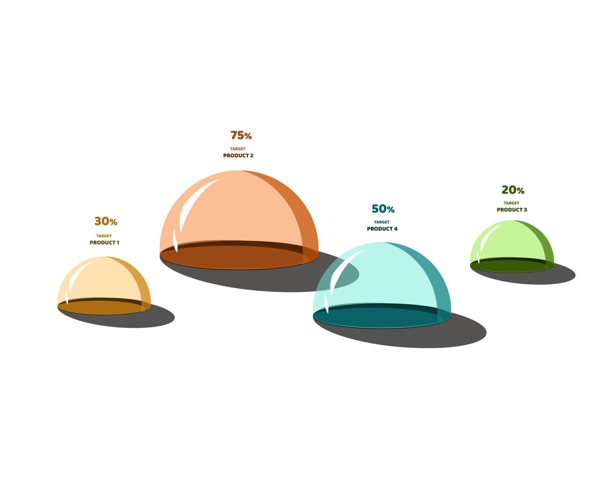 elementi di design infografica vettoriale 3d