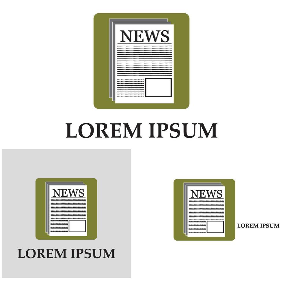 sfondo di simbolo di vettore icona giornale