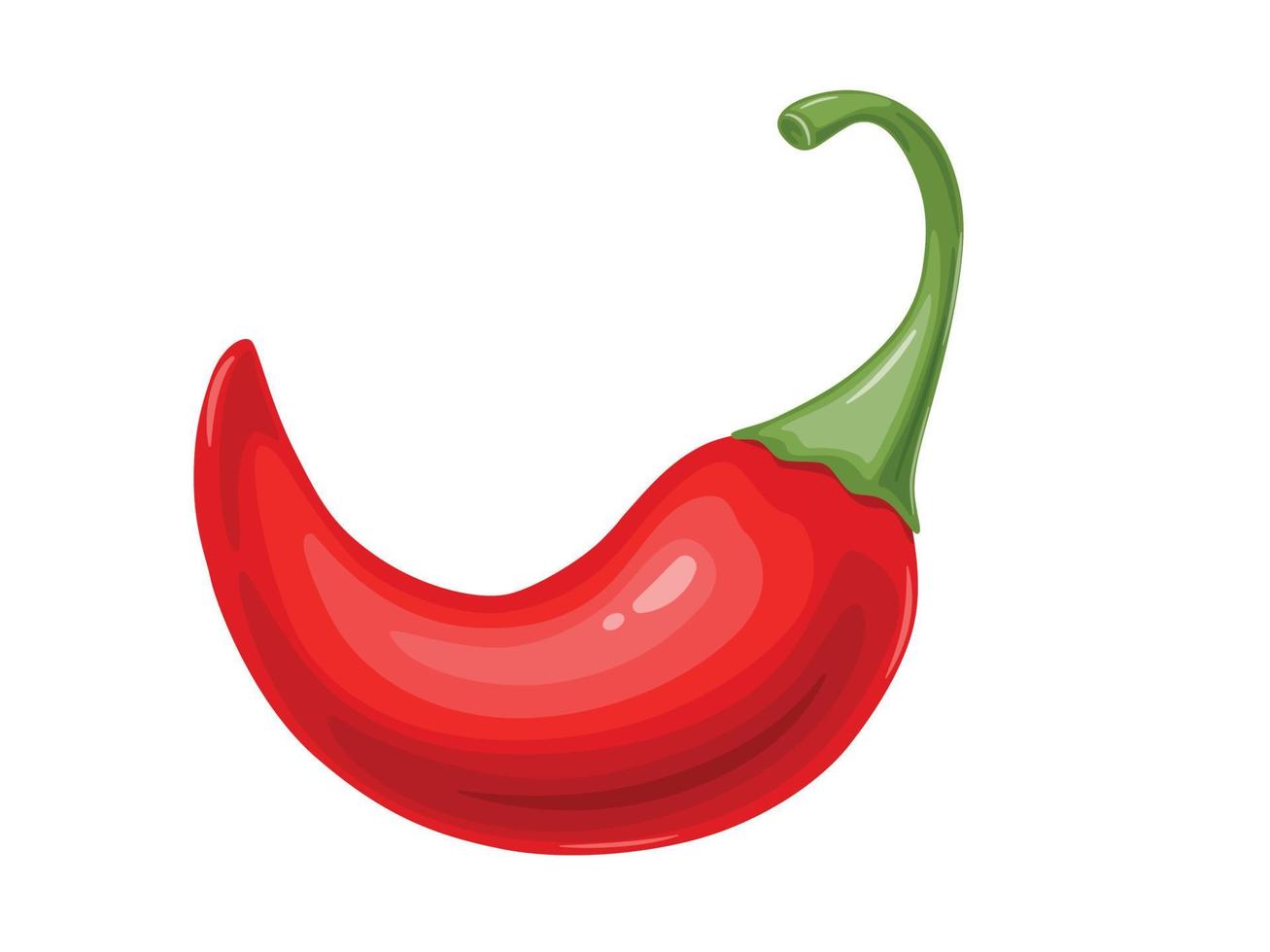 Red Hot Chilly Pepper. cibo tradizionale messicano. vettore