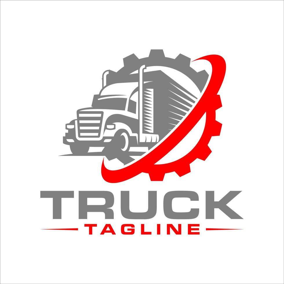vettori di stock di logo di trasporto camion
