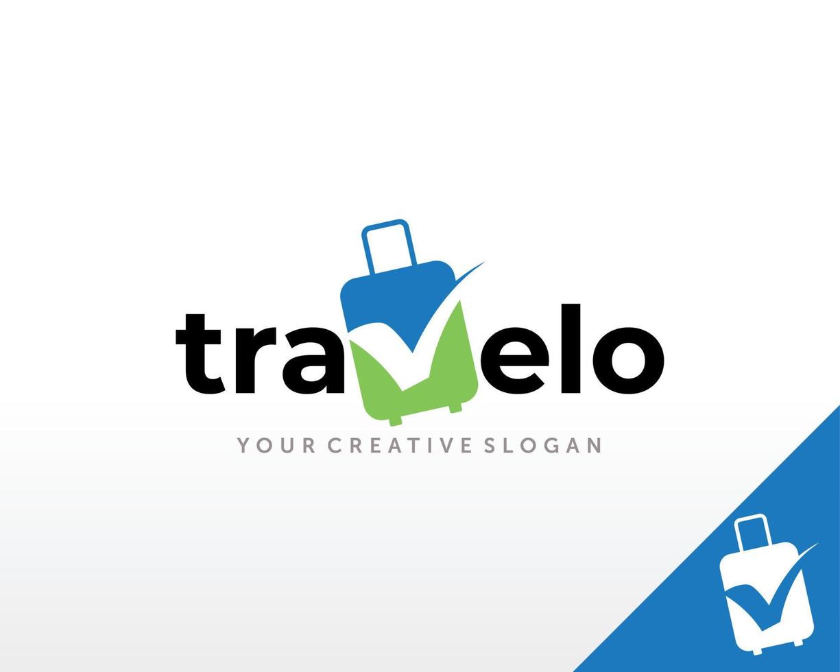design del logo di viaggio. ispirazione vettoriale per il logo dell'agenzia di viaggi
