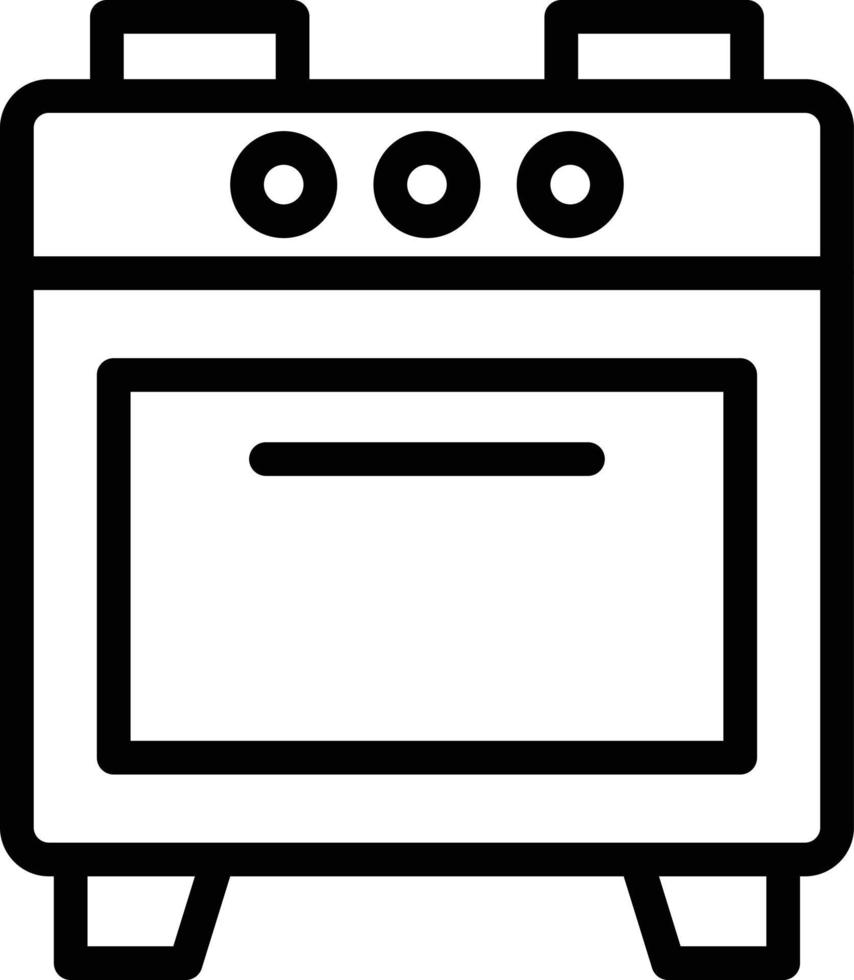 illustrazione del design dell'icona del vettore del forno