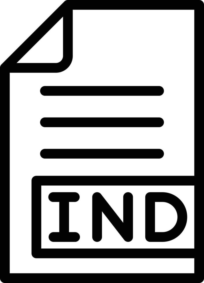 illustrazione del design dell'icona del vettore ind