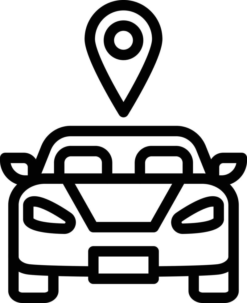 illustrazione del design dell'icona di vettore dell'automobile